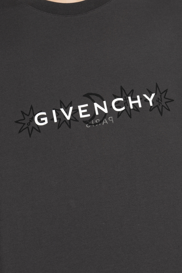 shirt with logo Givenchy Grey T givenchy logo print cotton t shirt item SchaferandweinerShops Switzerland